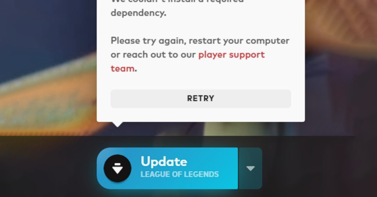 League of Legends fix